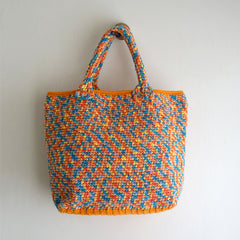 handmade Crochet bag-Candy Tote bag