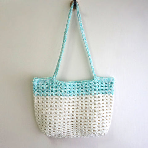 handmade Crochet bag-Ginger Waffle bag