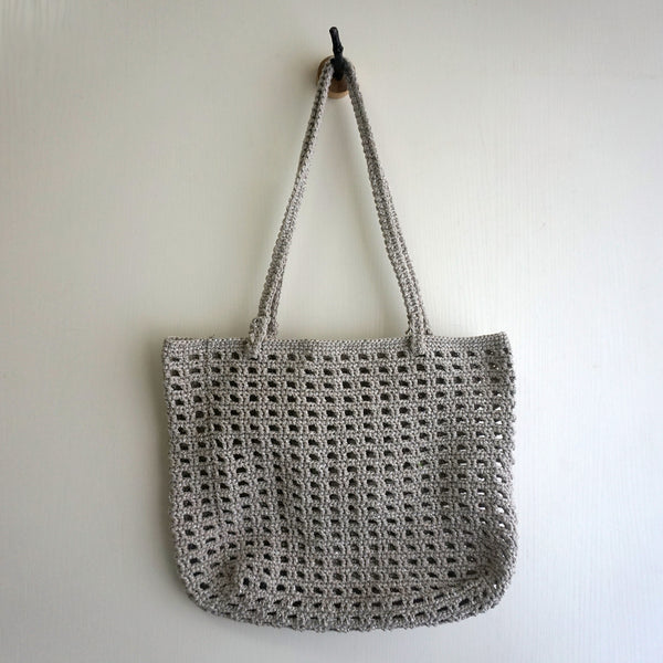 handmade Crochet bag-waffle bag