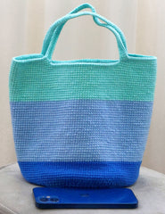 handmade Crochet handbag-bucket bag