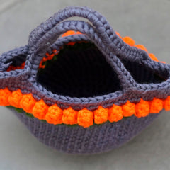 Crochet handbag-tulips bag