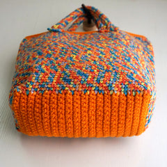 handmade Crochet bag-Candy Tote bag