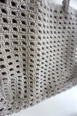 handmade Crochet bag-waffle bag