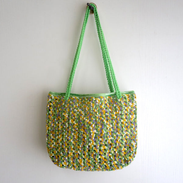 handmade Crochet bag-Candy shoulder bag