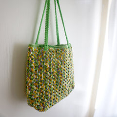 handmade Crochet bag-Candy shoulder bag