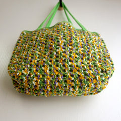 handmade Crochet bag-Candy shoulder bag