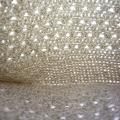 handmade Crochet bag-grey shoulder bag